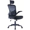 ZIK - Sedia Ergonomica da Ufficio, Scrivania, con Supporto Lombare e Regolazione Schienale, Sedia da Ufficio con Rotelle e Braccioli Reclinabili, Poggiatesta Oscillante e Regolabile