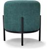 FRANKYSTAR BONN VELVET - Pouf piccolo tondo in velluto a coste