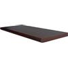 LoviStore Mensola da Muro In Legno con Bordo Arrotondato Sospesa Stondata Ripiano Supporto da Parete Scaffale Libreria Fissaggio con Reggimensola Kit Tasselli Incluso (Noce, 60x25x2,5 cm)