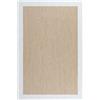 STORESDECO Tappeto vinilico in tessuto intrecciato di alta gamma Lavabile antiscivolo ed extrapiatto. Tappeti Premium in materiali di altissima qualità facili da pulire 200x290 cm Beige Bianco