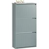 SoBuy Scarpiera salvaspazio slim con 3 ribalte 61x25x120cm per ingresso