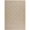 STORESDECO Tappeto vinile PVC Premium Pavimento di alta gamma Cerchi 60x90 cm | Antiscivolo lavabile impermeabile extrapiatto antiallergico per interni esterni cucina passatoia soggiorno bagno STORESDECO
