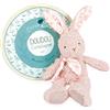 Doudou et Compagnie - Pantin Coniglio - Doudou Bio - Rosa - 25 cm - DOUDOU BOTANIC Bio - DC3970