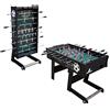 Cougar Scorpion Kick Tavolo da calcio pieghevole, Legno | Calcetto da Tavolo incl 2 palle e contapunti | Tavolo Calcetto per Adulti 122 x 61 x 80 cm