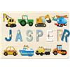 VICVIK Puzzle Legno Personalizzato Con Nome, Puzzle Legno Bambini 1 Anno Con Animali Per Regali 1 Anno, Regalo Personalizzato Per Bambini Piccoli (1-3 Anni)