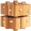 Fridolin - Puzzle in bambù cubo e bastone - legno - 17173