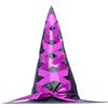 Qizeroty Cappello Da Strega Di Halloween Per Ragazze E Bambini, Cappello Da Strega Per Feste In Maschera, Scopa Magica Della Strega Adatta Per Giochi Di Ruolo