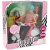 Teorema Giocattoli Dea & TEO - Bambole Gita in Scooter con Braccia Snodabili, Ginocchia Pieghevoli e Accessori, Giocattolo per Bambini