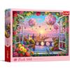 Trefl - Un soffio d'amore - Puzzle da 1000 pezzi - Puzzle con un paesaggio urbano floreale, intrattenimento creativo, divertente, per adulti e bambini dai 14 anni in su