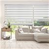 STORESDECO Tende a rullo per interni Giorno e notte Premium Doppio 60x250 cm Lino