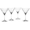 Mikasa Bicchieri da Brindisi Martini, 290 ml, 4x Pezzi Bicchieri da Martini Argento