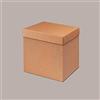 Lucgel Scatola Regalo Baule con coperchio in Carta Onda Avana 39x29H33 cm