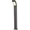 Lucande Lampada LED da esterni (Moderno) colore Nero, in Alluminio lampadina inclusa lampioncino paletto luminoso lampada viale lampione