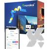 Nanoleaf Shapes Mini Triangle Expansion Pack, 10 Mini Triangoli LED Aggiuntivi RGBW - Applique da Parete Interno Modulari, Luci Led 16M Colori WiFi, Funziona con Alexa, Sincronia Musica e Monitor