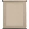 STORESDECO Tenda a rullo traslucida Plus, tenda a rullo premium con finitura metallizzata. Tenda moderna con aspetto tessile, molto decorativa, per finestre e porte, fino a 200 cm! | Plus Beige, 100 cm x 250 cm