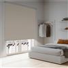 STORESDECO Tende a rullo per interni oscuranti per finestre e porte Tenda avvolgibile blackout isolante termica Installazione facile a parete o soffitto STORESDECO Beige 160x180 cm Larghezza tessuto 156,5 cm