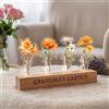Andisijq Luce LED 3D in acrilico a forma di fiore di nascita, luce notturna da giardino personalizzata con nomi dei bambini, cartello luminoso per mamma, nonna, festa della mamma (15 cm