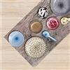 IlGruppone Tappeto Cucina Antiscivolo Made in Italy Passatoia Antimacchia Multiuso Corridoio Soggiorno Lavabile in Lavatrice - 119 PiattiMulticolore - 50x300cm