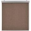 STORESDECO Tende a rullo per interni oscuranti Premium con finiture in alluminio alta qualità Tenda avvolgibile blackout isolante termica per finestra STORESDECO Marrone 60x250 cm Larghezza tessuto 56,5 cm