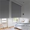 STORESDECO Tende a rullo per interni oscuranti Premium con finiture in alluminio alta qualità Tenda avvolgibile blackout isolante termica per finestra STORESDECO Grigio 100x250 cm Larghezza tessuto 96,5 cm