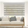 STORESDECO Tende a rullo per interni Giorno e Notte Premium cassonetto e catenella in alluminio, di alta qualità, Tenda a rullo per interni Doppio strato per finestra Storesdeco 160 x 250 cm Beige