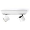 Philips LED Star, Lampadario a Faretti, 2 Punti Luce, 2x4.5W, Bianco