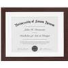 Americanflat 11x14 Diploma Frame with Shatter-Resistant Glass - Use as 8.5x11 Frame with Mat or Display 11x14 Documents Without Mat - Legacy Collection - Certificate Frames for Wall - Mahogany