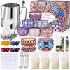 MAISITOO Kit per Creare Candele, Completo con Cera d'api Pura al 100%