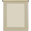 STORESDECO Tenda a rullo traslucida Deco, Tenda a rullo decorativa Deco con aspetto tessile, moderna tenda trasparente, ideale per finestre e porte, fino a 200 cm di larghezza! | Deco Beige, 160 cm x 180 cm
