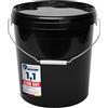 Garronda Secchio con coperchio 16 L per la conservazione di prodotti alimentari e chimici 10 Pezzi Nero GD-0104