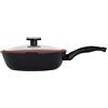 CLASSE ITALY, Linea TUSCANY, Wok cm 28 - Antiaderente naturale a 5 strati, alta resistenza, senza PTFE, PFOA, PIOMBO, CADMIO, per Induzione e Fiamma