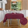 Cieffepi Home Collections Tovaglia antimacchia TOLOSA in diverse misure e colori (Bordeaux, 150 x 400 cm)