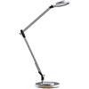 Lindby Lampadine LED lampada da scrivania argento, nero dimmerabile lume | luce scrivania Moderno, 3000 K Bianco caldo per Studio, Ufficio
