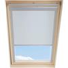 Itzala Tenda oscurante per finestre a tetto compatibile con VELUX F06, ‎Bianco