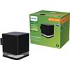 PHILIPS Virona, Lampada solare da parete, per Esterni, 2700 K, 200 lm, Nera