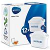 Brita Maxtra, set di cartucce filtranti, colore bianco, plastica, White, 12 pezzi