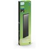 Philips Lighting Bustan Palo da Esterno, Altezza da 70 cm, 2700 K, Grigio Scuro