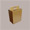 Lucgel valigetta porta panettone bottiglia dolci - scatola regalo natalizia elegante - strenne natale pasqua - carta skin oro 280x200H350mm - 10 pezzi -