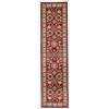 RugVista Shirvan Kazak, Tappeto, Orientali, 80 x 300 cm, Rettangolare, Pelo medio, Soggiorno, Sala da pranzo, Camera letto, Corridoio, Lavabile solo a secco, oeko_tex_100, Rosso/Beige