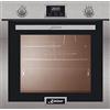 Kaiser EG 6372 - Forno a Gas da Incasso Autark 79L, Convezione Aria Inferiore, Grill Spiedo Girevole, Acciaio Inox Vetro Nero, Autopulente