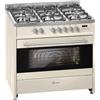 Gurari GCH E 911Cr - Fornello elettrico a gas, 90 cm, 121 l, gas naturale, 4 kw WOK