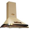 Kaiser Empire Cappa Aspirante 90 cm Avorio Bronzo - Cappa a Parete in Stile Retrò - Motore 910 m³/h - Aspirazione e Ricircolo - Filtro Antigrasso in Metallo Lavabile - Illuminazione Alogena