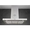 GURARI GCH I 431 90 IS PRIME - Cappa aspirante a isola, 90 cm, 1000 m³/h, in acciaio inox, telecomando, 4 LED da 1,5 W, con kit di ricircolo