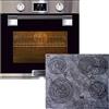 Kaiser Set forno Kaiser EH 6337 Pyrolisi Forno autopulente a incasso elettrico 79 l, in acciaio INOX 11 funzioni + Kaiser KCT 6715 F piano cottura in vetro ceramica incasso