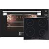 Kaiser Set EH 9309 +KCT 6705 FI, Forno da incasso 90 cm 105L vetro nero+ Piano cottura a induzione 60 cm