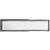 Gurari GCH 974 SU 120 Diamond cappa aspirante a soffitto 120 x 30 cm 850m³/h Acciaio inossidabile Vetro bianco
