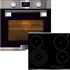Kaiser Set Forno Kaiser EH 6337 - forno incasso Pyrolisi autopulente, 79L, acciaio inox, autosufficiente 11 multi funzioni + piano cottura Kaiser KCT 6703 F in vetro ceramica, autosufficiente incasso