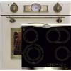 Kaiser Olan Kaiser Set Forno elettrico EH 6355 ElfEm da incasso 67L, telescopico, Avorio + KCT 6385 Em piano cottura in vetroceramica 60 cm con placche di metallo bronzo, TouchControll