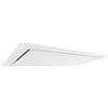 Gurari GCH C 341 WH 120 Prime - Cappa aspirante da incasso in vetro bianco con telecomando | Assorbente 1000 m³ | Striscia LED | Timer | Cappa aspirante per ricircolo/scarico dell'aria |