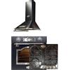 Kaiser Empire EH 6355 Em Sil - Forno elettrico da incasso, 60 cm, 67 L+ A 6315 Em Sil Eco Cappa aspirante 60 cm + KG 6325 Em Sil Turbo, 60 cm
